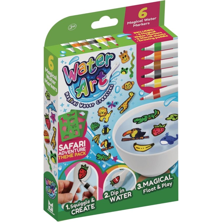 Water Art 6 Pen Pack Safari Adventure
