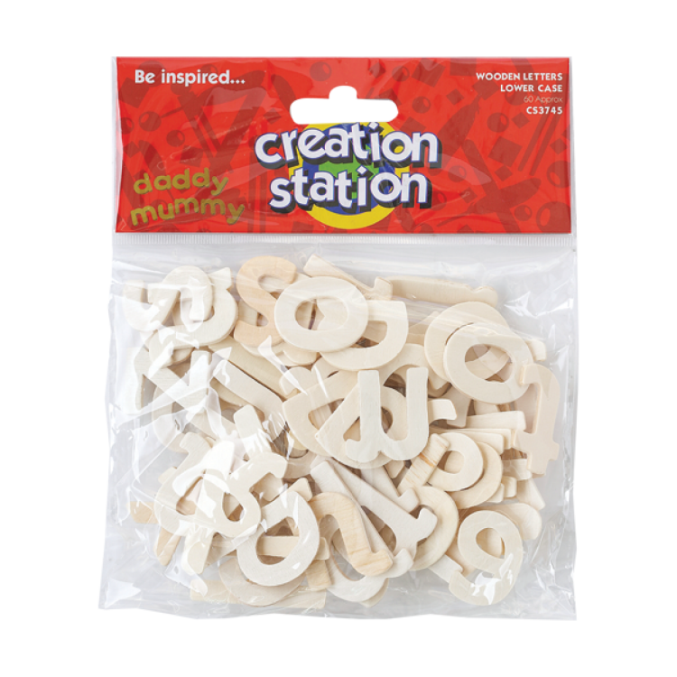 Creation Station Wooden Letters - Lower Case