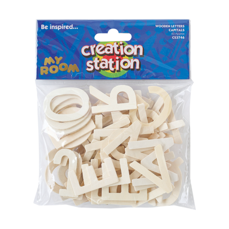 Creation Station Wooden Letters - Capitals