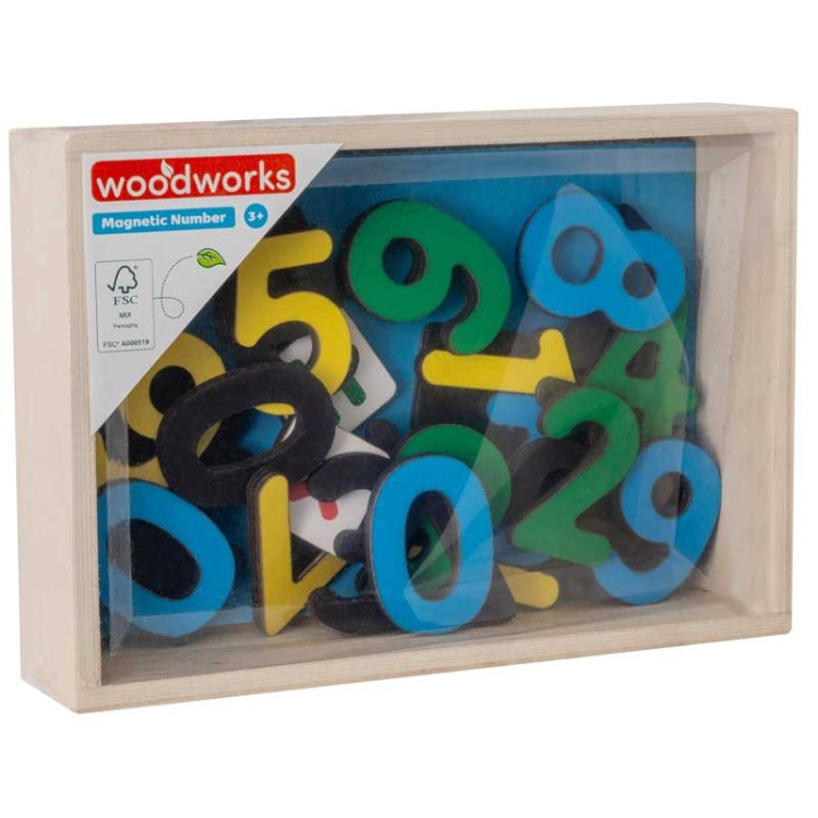 HTI Woodworks Magnetic Numbers 