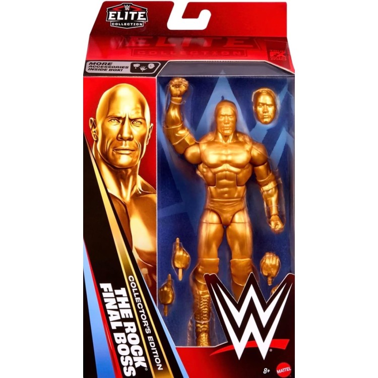 WWE Elite Collection The Rock Final Boss Figure