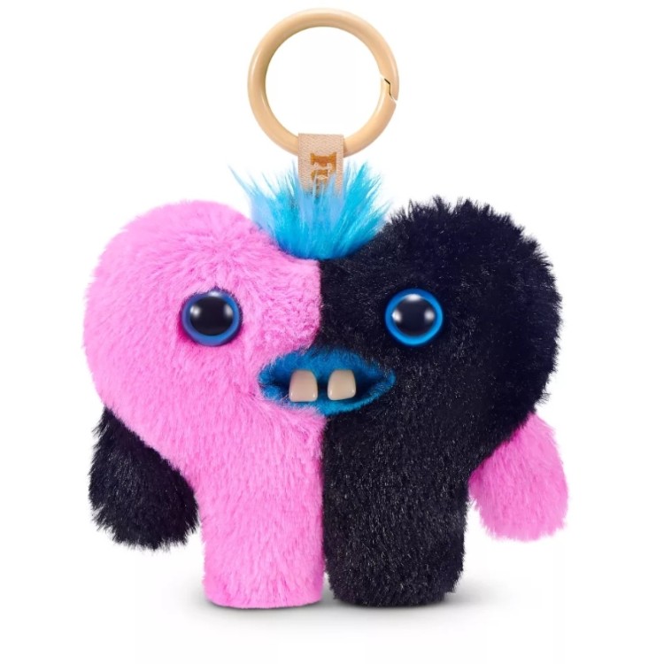 Zuru Fuggler Baby Pinkles Keyring - Wide Eyed Weirdo Heart Shaped