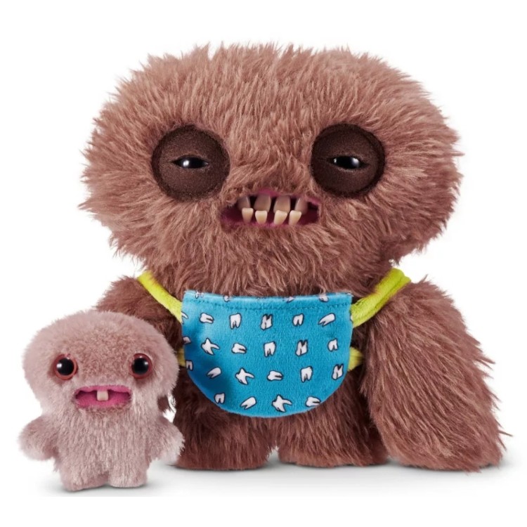 Zuru Fuggler Mini Rascals - Squidge Brown Long Pile